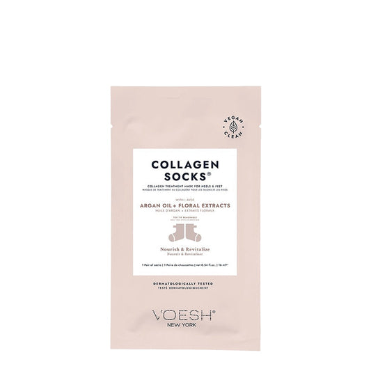 Collagen Mask Socks - Argan Oil & Floral Extracts | VOESH